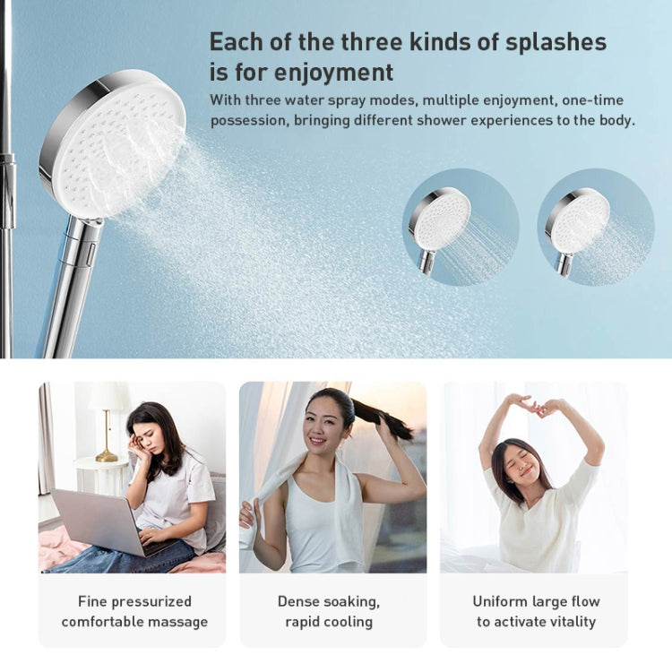 Original Xiaomi Mijia Bath Pressurized Handheld Shower Spray Lotus Head - Shower Head by Xiaomi | Online Shopping UK | buy2fix