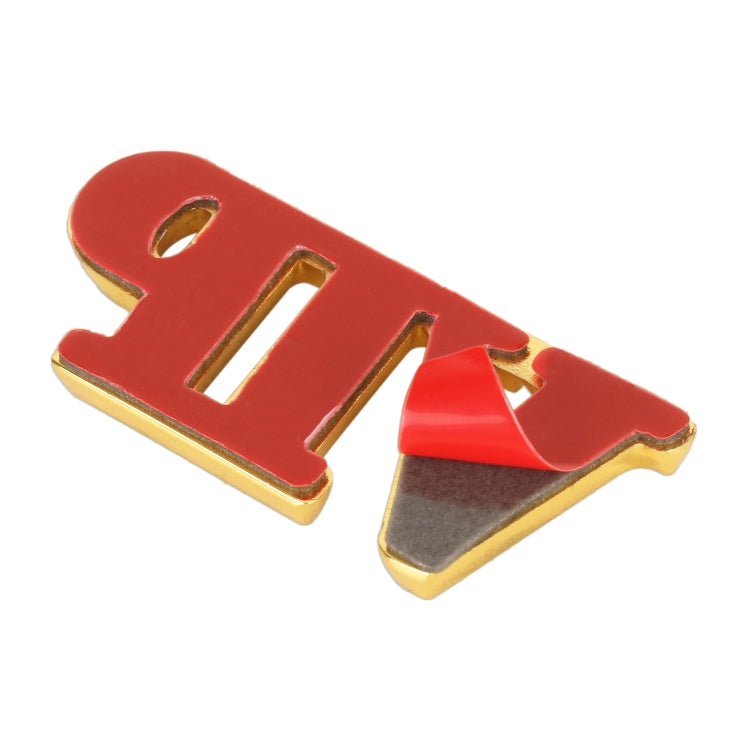 Car One-Piece VIP Metal Personalized Decorative Stickers, Size: 5.5x2.5x0.5cm (Gold) - 3D Metal Sticker by buy2fix | Online Shopping UK | buy2fix