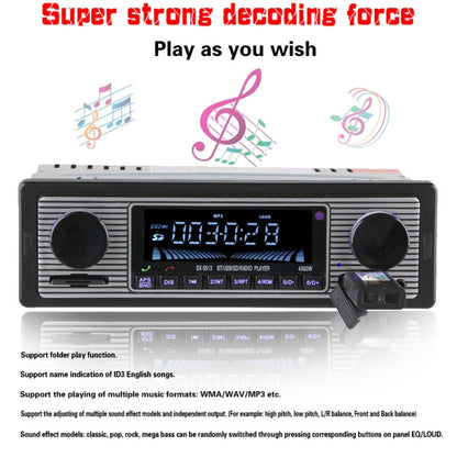 SX-5513 Car Stereo Radio MP3 Audio Player Support Bluetooth Hand-free Calling / FM / USB / SD (Not Included Any Memory Card) - Car MP3 & MP4 & MP5 by buy2fix | Online Shopping UK | buy2fix