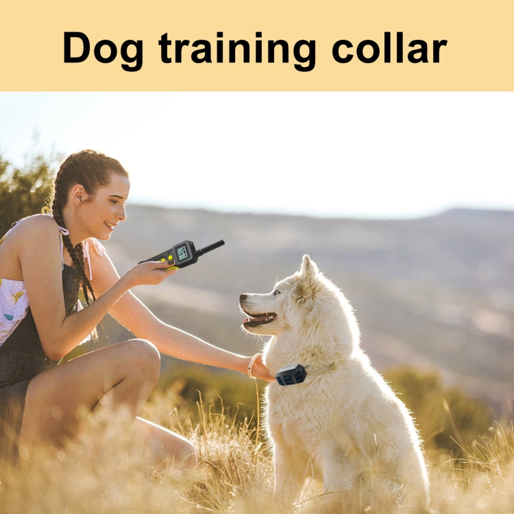 Tsattine T10 IP68 Waterproof 2000FT Dog Training Device with LCD Light - Training Aids by buy2fix | Online Shopping UK | buy2fix