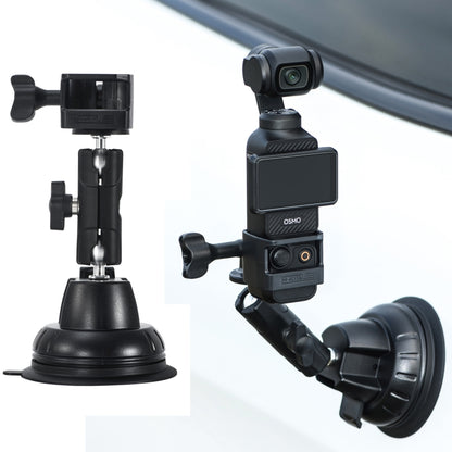 For DJI OSMO Pocket 3 STARTRC Suction Cup Holder Expansion Adapter Bracket (Black) - Mount & Holder by STARTRC | Online Shopping UK | buy2fix