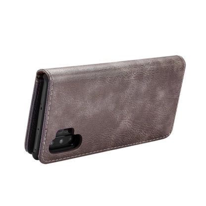 DG.MING Crazy Horse Texture Flip Detachable Magnetic Leather Case with Holder & Card Slots & Wallet for Samsung Galaxy Note 10(Grey) - Galaxy Phone Cases by DG.MING | Online Shopping UK | buy2fix