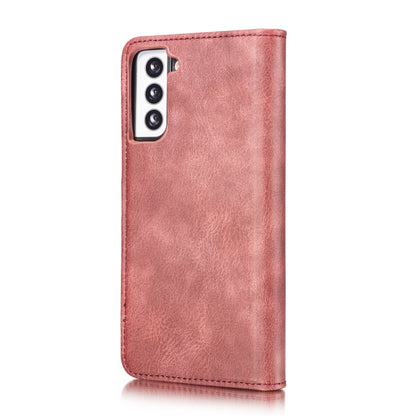 For Samsung Galaxy S21 5G DG.MING Crazy Horse Texture Flip Detachable Magnetic Leather Case with Holder & Card Slots & Wallet(Red) - Galaxy S21 5G Cases by DG.MING | Online Shopping UK | buy2fix