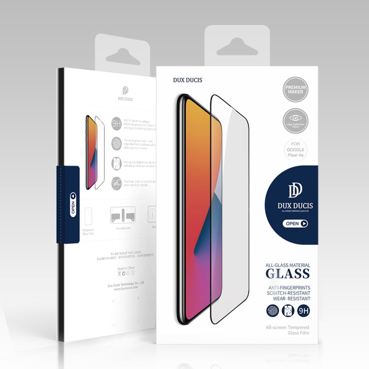 For Xiaomi Redmi Note 9T 5G / Note 9 5G DUX DUCIS 0.33mm 9H Medium Alumina HD Full Screen Tempered Glass Film (Black) -  by DUX DUCIS | Online Shopping UK | buy2fix