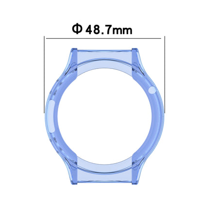 For Huawei Watch GT 2 Pro / GT 2 ECG Half Coverage Hollowed TPU Protective Case(Transparent Blue) - Watch Cases by buy2fix | Online Shopping UK | buy2fix