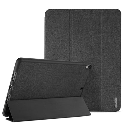 For iPad Air 10.5 (2019) / iPad Pro 10.5 DUX DUCIS Domo Series Horizontal Flip Magnetic PU Leather Case with 3-folding Holder & Pen Slot(Black) - iPad Air (2019) Cases by DUX DUCIS | Online Shopping UK | buy2fix