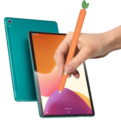 For Samsung Galaxy Tab S6 Lite P610 / P615 Fruit and Vegetable Shape Stylus Silicone Protective Case(Small Strawberry) - Pencil Accessories by buy2fix | Online Shopping UK | buy2fix