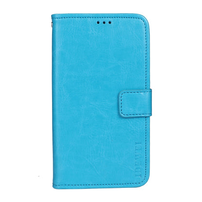 For Doogee X95 / X95 Pro idewei Crazy Horse Texture Horizontal Flip Leather Case with Holder & Card Slots & Wallet(Sky Blue) - More Brand by idewei | Online Shopping UK | buy2fix