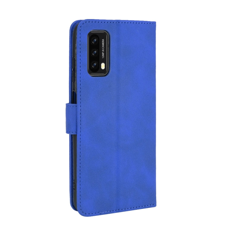 For Blackview A90 Solid Color Skin Feel Magnetic Buckle Horizontal Flip Calf Texture PU Leather Case with Holder & Card Slots & Wallet(Blue) - More Brand by buy2fix | Online Shopping UK | buy2fix