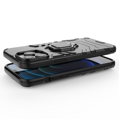 For iPhone 13 Pro Max Shockproof PC + TPU Protective Case with Magnetic Ring Holder (Navy Blue) - iPhone 13 Pro Max Cases by buy2fix | Online Shopping UK | buy2fix