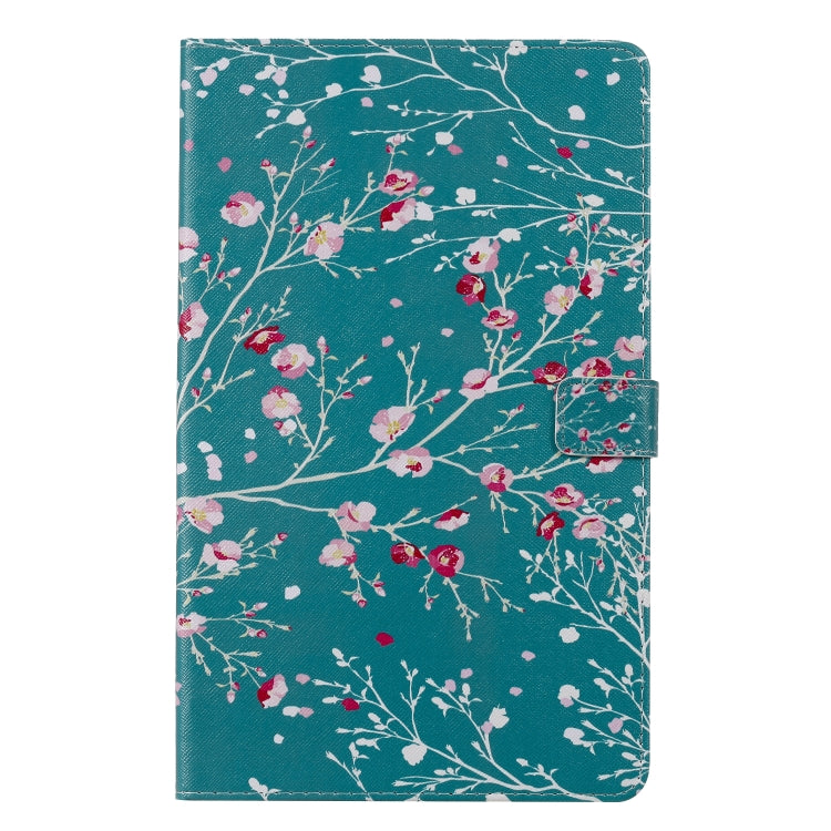 For Galaxy Tab A 10.1 (2019) 3D Colored Drawing Horizontal Flip Leather Case with Holder & Card Slots & Wallet(Apricot Tree) - Tab A 10.1 by buy2fix | Online Shopping UK | buy2fix