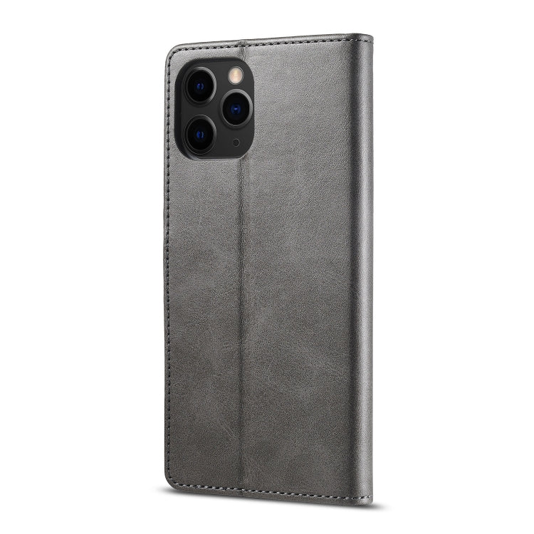 For iPhone 13 Pro Max LC.IMEEKE Calf Texture Horizontal Flip Leather Case with Holder & Card Slots & Wallet (Grey) - iPhone 13 Pro Max Cases by LC.IMEEKE | Online Shopping UK | buy2fix