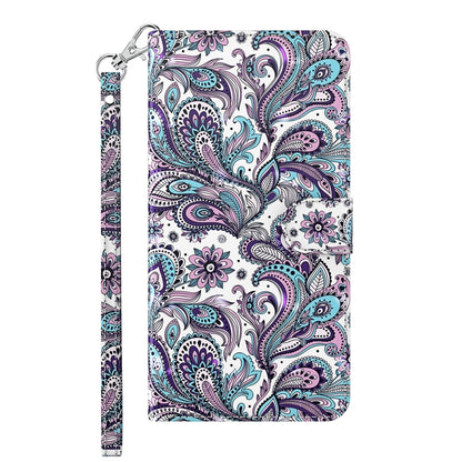 For Motorola Moto G30/G10/G20 3D Painting Pattern Horizontal Flip TPU + PU Leather Case with Holder & Card Slots & Wallet(Swirl Pattern) - Motorola Cases by buy2fix | Online Shopping UK | buy2fix