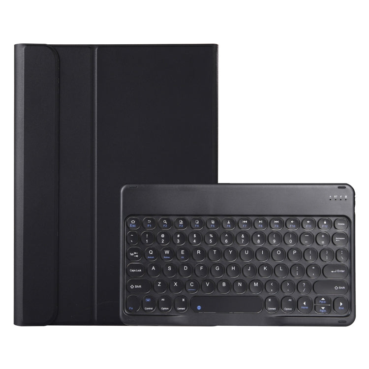 Y0N5 TPU Tablet Case Lambskin Texture Round Keycap Bluetooth Keyboard Leather Tablet Case with Holder For Xiaomi Pad 5 / 5 Pro(Black) - Others Keyboard by buy2fix | Online Shopping UK | buy2fix