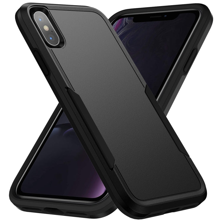 For iPhone XS Max Pioneer Armor Heavy Duty Shockproof Phone Case(Black) - More iPhone Cases by buy2fix | Online Shopping UK | buy2fix