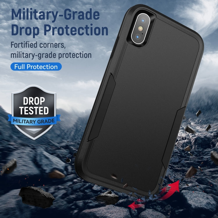 For iPhone XS Max Pioneer Armor Heavy Duty Shockproof Phone Case(Black) - More iPhone Cases by buy2fix | Online Shopping UK | buy2fix