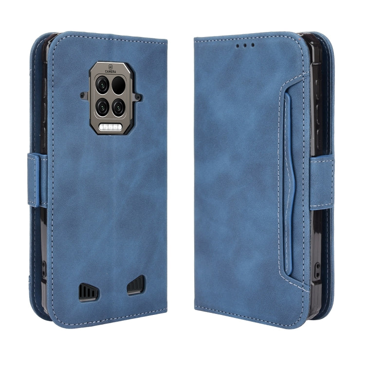 For Doogee S86 / S86 Pro Skin Feel Calf Pattern Horizontal Flip Leather Case with Holder & Card Slots & Photo Frame(Blue) - More Brand by buy2fix | Online Shopping UK | buy2fix