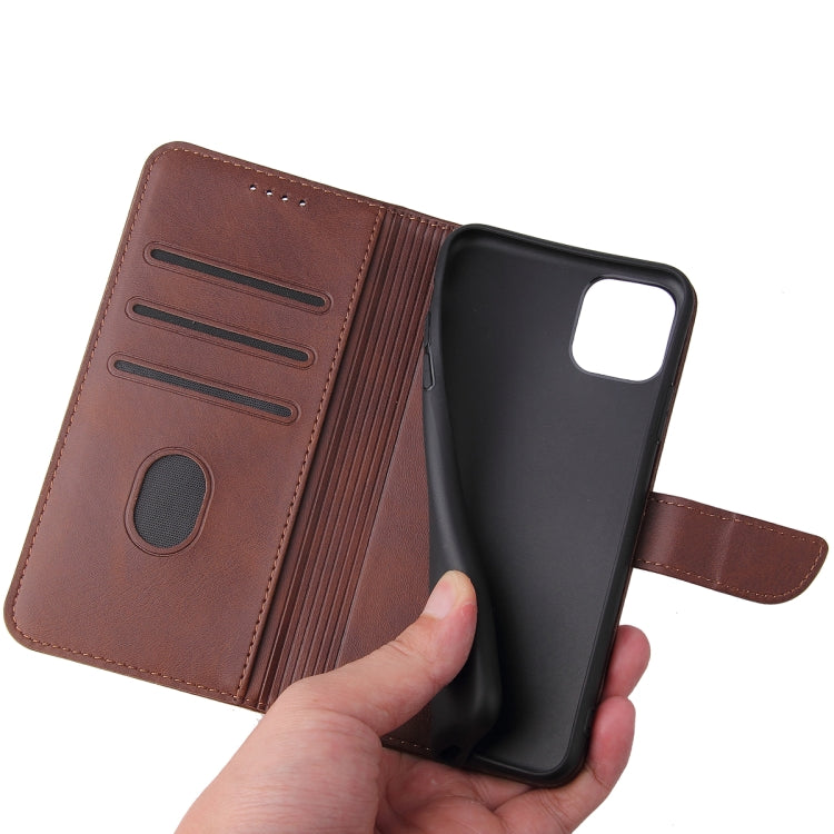 Calf Texture Buckle Horizontal Flip Leather Case with Holder & Card Slots & Wallet For iPhone 11(Brown) - iPhone 11 Cases by buy2fix | Online Shopping UK | buy2fix