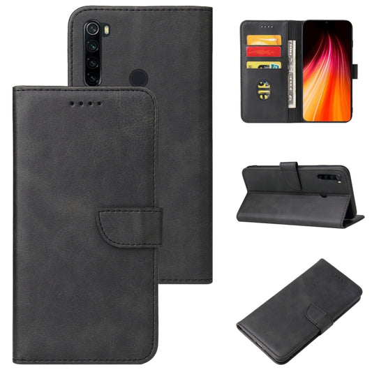 For Xiaomi Redmi Note 8 Calf Texture Buckle Horizontal Flip Leather Case with Holder & Card Slots & Wallet(Black) - Xiaomi Cases by buy2fix | Online Shopping UK | buy2fix