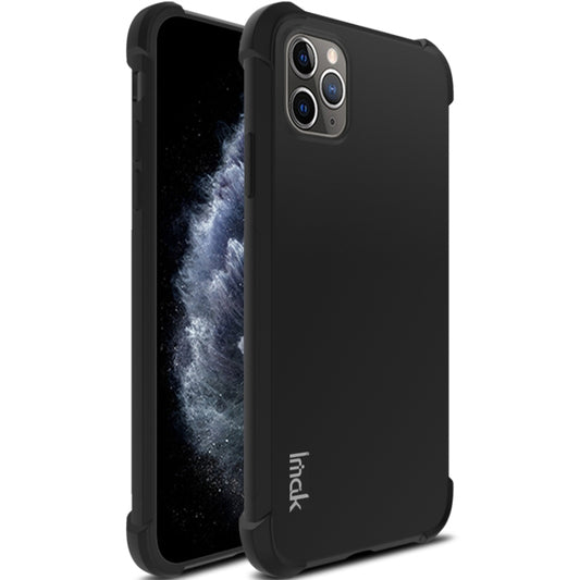 For iPhone 11 Pro Max IMAK All-inclusive Shockproof Airbag TPU Case, with Screen Protector(Black) - iPhone 11 Pro Max Cases by imak | Online Shopping UK | buy2fix