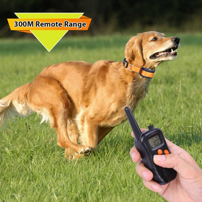 998DC Bark Stopper Remote Control Electric Shock Collar Dog Training Device, Plug Type:EU Plug - Training Aids by buy2fix | Online Shopping UK | buy2fix