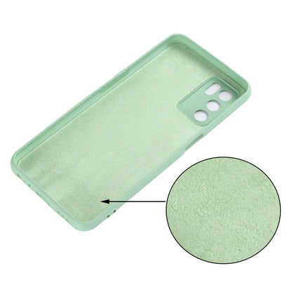 For OPPO A16 / A16S Foreign Version Solid Color Liquid Silicone Shockproof Full Coverage Protective Case(Green) - OPPO Cases by buy2fix | Online Shopping UK | buy2fix