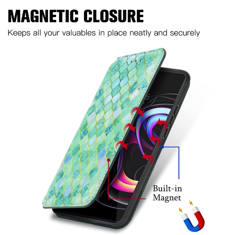 For Motorola Edge 20 Pro Colorful Magnetic Horizontal Flip PU Leather Case with Holder & Card Slot & Wallet(Emerald) - Motorola Cases by buy2fix | Online Shopping UK | buy2fix