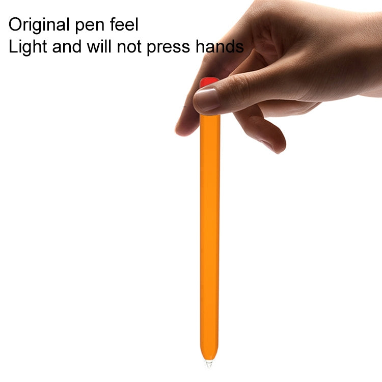 For Xiaomi Inspired Stylus Pen Contrast Color Protective Case(Orange Red) - Pencil Accessories by buy2fix | Online Shopping UK | buy2fix