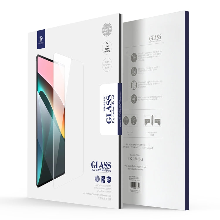 For Xiaomi Pad 5 / Pad 5 Pro DUX DUCIS 0.33mm 9H HD Full Screen Tempered Glass Film - More Tablet Tempered Glass by DUX DUCIS | Online Shopping UK | buy2fix