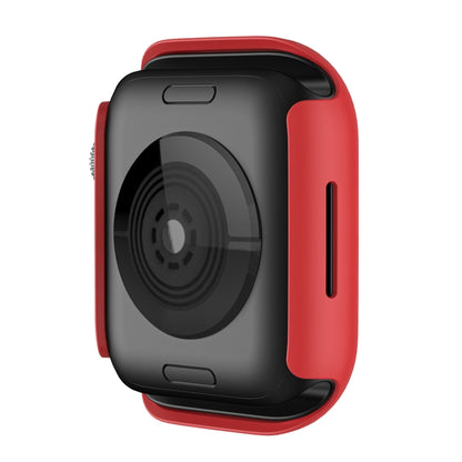 Shockproof TPU Protective Case For Apple Watch Series 9 / 8 / 7 41mm(Red) - Watch Cases by buy2fix | Online Shopping UK | buy2fix