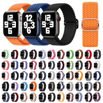 Nylon Braid Strap Watch Band For Apple Watch Ultra 49mm&Watch Ultra 2 49mm / Series 9&8&7 45mm / SE 3&SE 2&6&SE&5&4 44mm / 3&2&1 42mm(11) - Watch Bands by buy2fix | Online Shopping UK | buy2fix