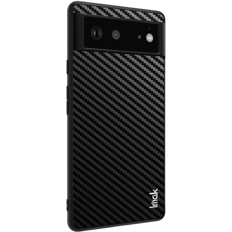 For Google Pixel 6 imak LX-5 Series PC + TPU Case with Screen Protector(Carbon Fiber Texture) - Google Cases by imak | Online Shopping UK | buy2fix