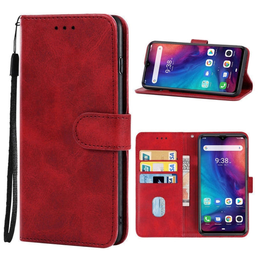 Leather Phone Case For Ulefone Note 7P(Red) - Ulefone Cases by buy2fix | Online Shopping UK | buy2fix