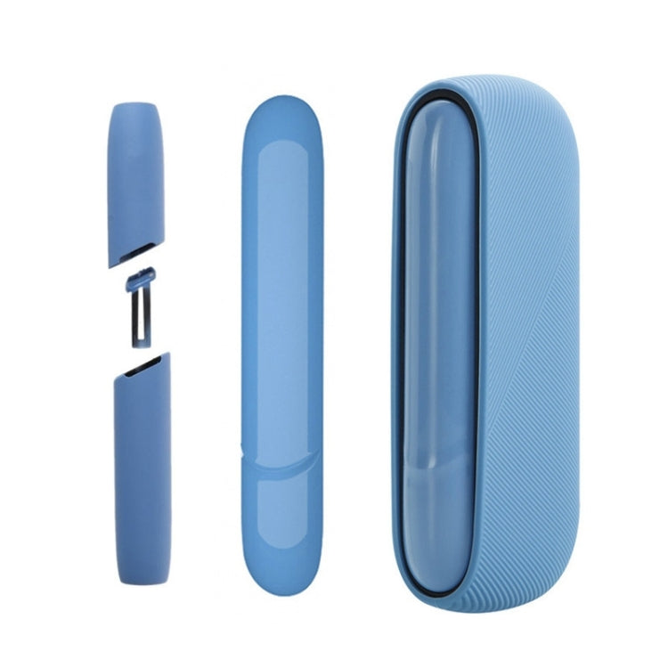 3 in 1 Cigarette Shell + Side Cover + Silicone Case for IQO 3.0 / 3.0 DUO(Sky Blue) - E Cigarette Accessories by buy2fix | Online Shopping UK | buy2fix