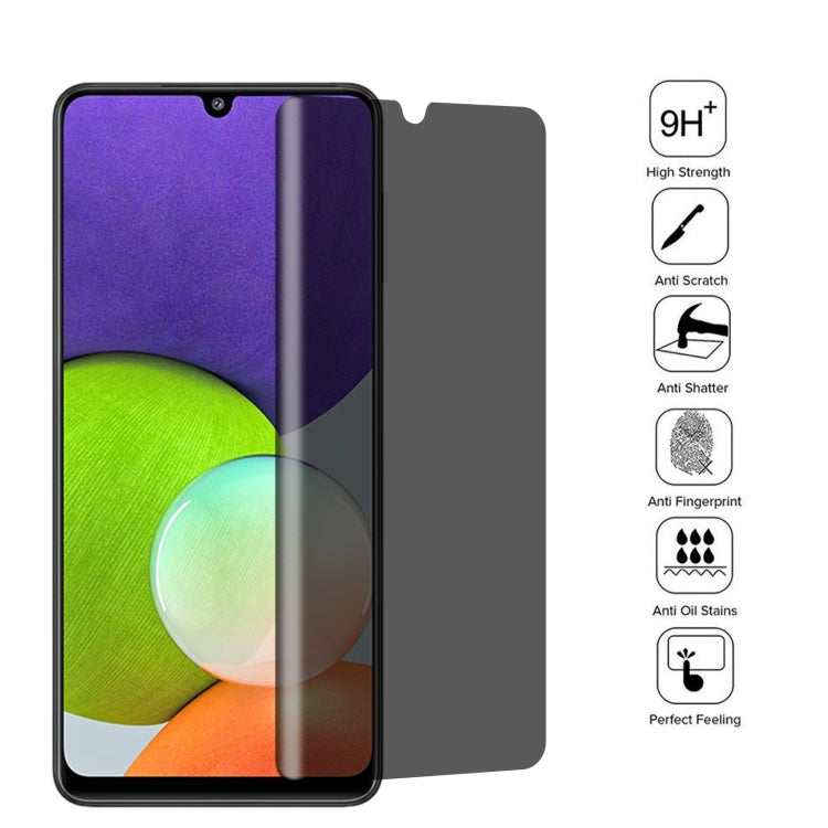 25 PCS Full Cover Anti-peeping Tempered Glass Film For Samsung Galaxy A22 4G - Galaxy Tempered Glass by buy2fix | Online Shopping UK | buy2fix