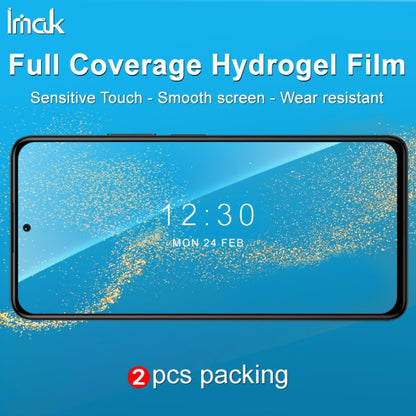For Xiaomi Redmi K40S 5G 2 PCS IMAK Curved Full Screen Hydrogel Film Front Protector -  by imak | Online Shopping UK | buy2fix