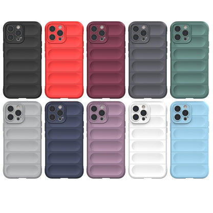 For iPhone 13 Pro Max Magic Shield TPU + Flannel Phone Case (Grey) - iPhone 13 Pro Max Cases by buy2fix | Online Shopping UK | buy2fix