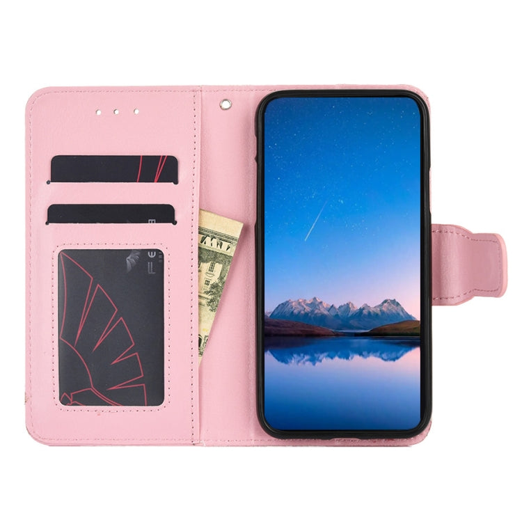 For Huawei Blackview A55 Pro Crystal Texture Leather Phone Case(Pink) - Huawei Cases by buy2fix | Online Shopping UK | buy2fix