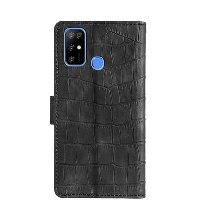 For Doogee X96 Pro Skin Feel Crocodile Magnetic Clasp Leather Phone Case(Black) - Doogee Cases by buy2fix | Online Shopping UK | buy2fix