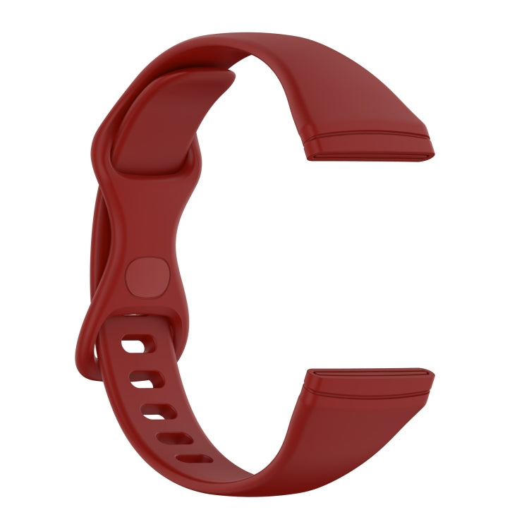 For Fitbit Versa 4 / Versa 3 / Sense Universal TPU Watch Band, Size:L(Dark Red) - Watch Bands by buy2fix | Online Shopping UK | buy2fix