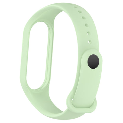 For Xiaomi Mi Band 7 / 7NFC / 6 / 6 NFC / 5 / 5 NFC / Amazfit Band 5 Official Silicone Watch Band(Matcha Green) - Watch Bands by buy2fix | Online Shopping UK | buy2fix