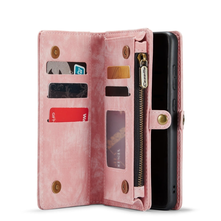 For Samsung Galaxy S20 CaseMe Detachable Multifunctional Horizontal Flip Leather Case, with Card Slot & Holder & Zipper Wallet & Photo Frame (Pink) - Galaxy Phone Cases by CaseMe | Online Shopping UK | buy2fix