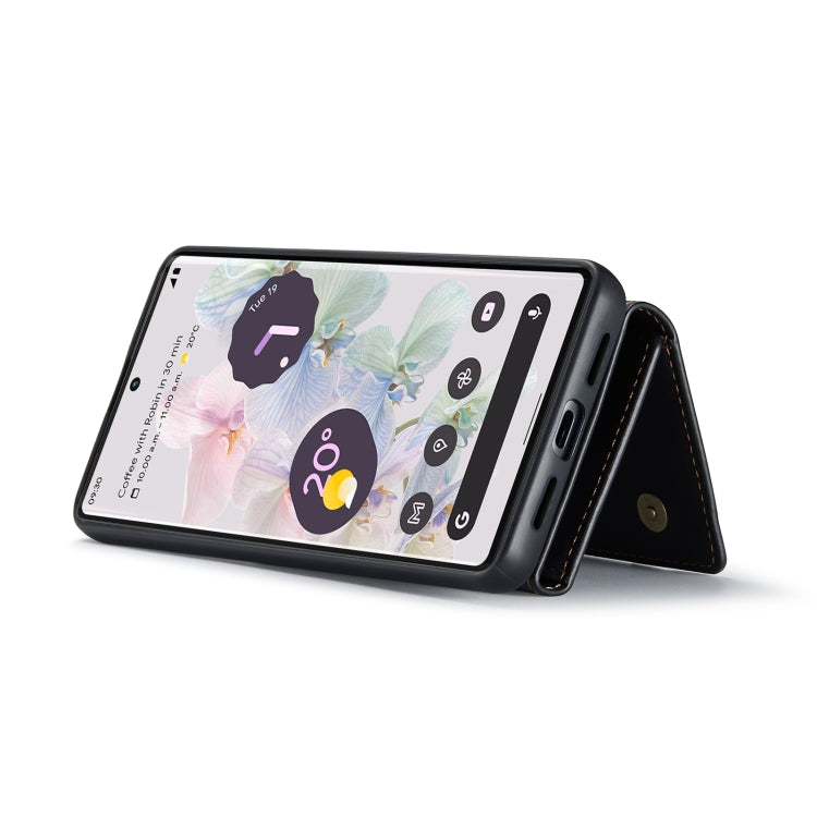 For Google Pixel 7 Pro 5G DG.MING M1 Series 3-Fold Multi Card Wallet + Magnetic Phone Case(Black) - Google Cases by DG.MING | Online Shopping UK | buy2fix