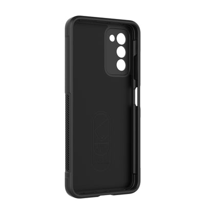 For Samsung Galaxy A03S North US Version 165.8mm Magic Shield TPU + Flannel Phone Case(Dark Blue) - Galaxy Phone Cases by buy2fix | Online Shopping UK | buy2fix