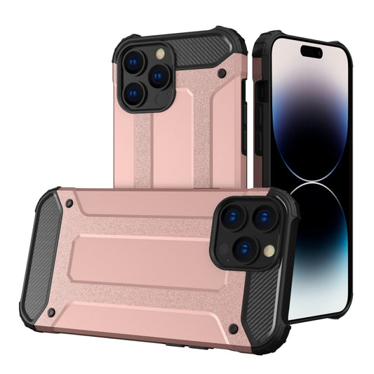 For iPhone 14 Pro Magic Armor TPU Phone Case(Rose Gold) - iPhone 14 Pro Cases by buy2fix | Online Shopping UK | buy2fix