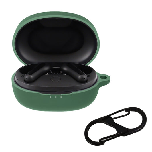 Pure Color Bluetooth Earphone Silicone Case For Anker Soundcore Life P2 Mini(Dark Green) - Other Earphone Case by buy2fix | Online Shopping UK | buy2fix