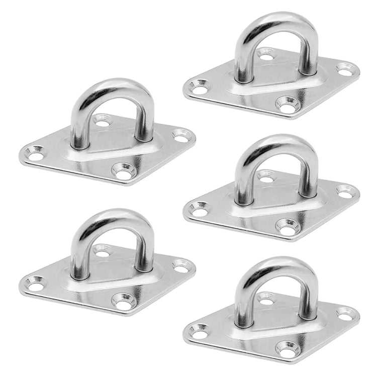 5 PCS 6mm 316 Stainless Steel Ship Diamond Door Hinges Buckle - Marine Accessories & Parts by buy2fix | Online Shopping UK | buy2fix