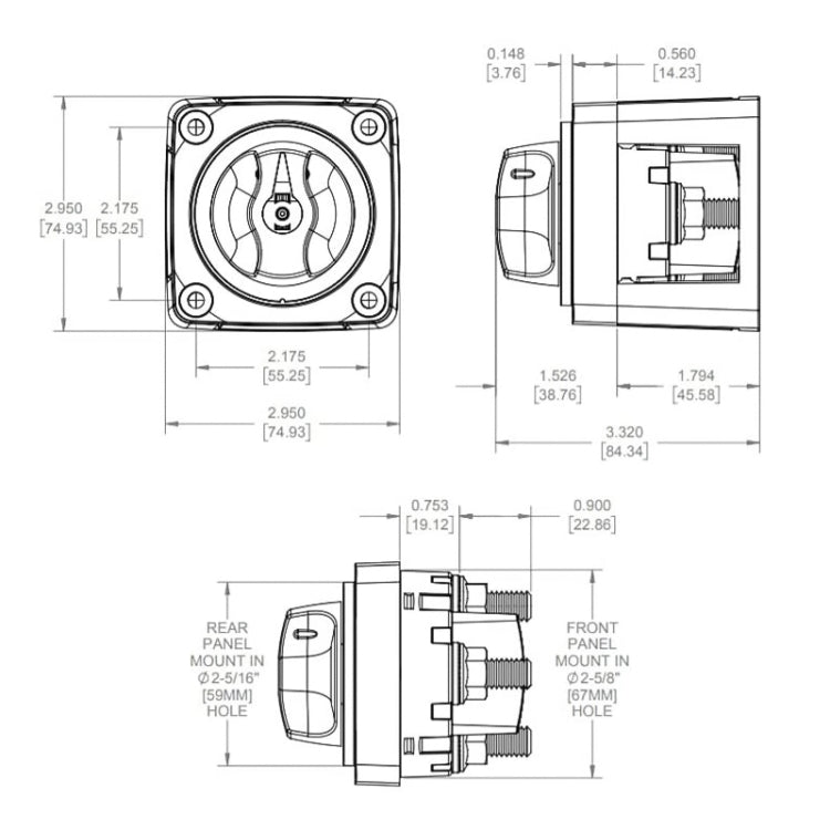 CP-0085-04 300 Amp Battery Power Off Switche - Marine Accessories & Parts by buy2fix | Online Shopping UK | buy2fix