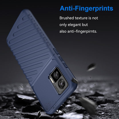 For Motorola Edge 30 Neo Thunderbolt Shockproof TPU Protective Soft Phone Case(Blue) - Motorola Cases by buy2fix | Online Shopping UK | buy2fix