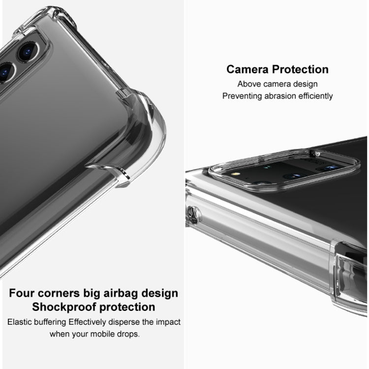 For Motorola Moto S30 Pro 5G / Edge 30 Fusion imak All-inclusive Shockproof Airbag TPU Phone Case(Transparent) - Motorola Cases by imak | Online Shopping UK | buy2fix
